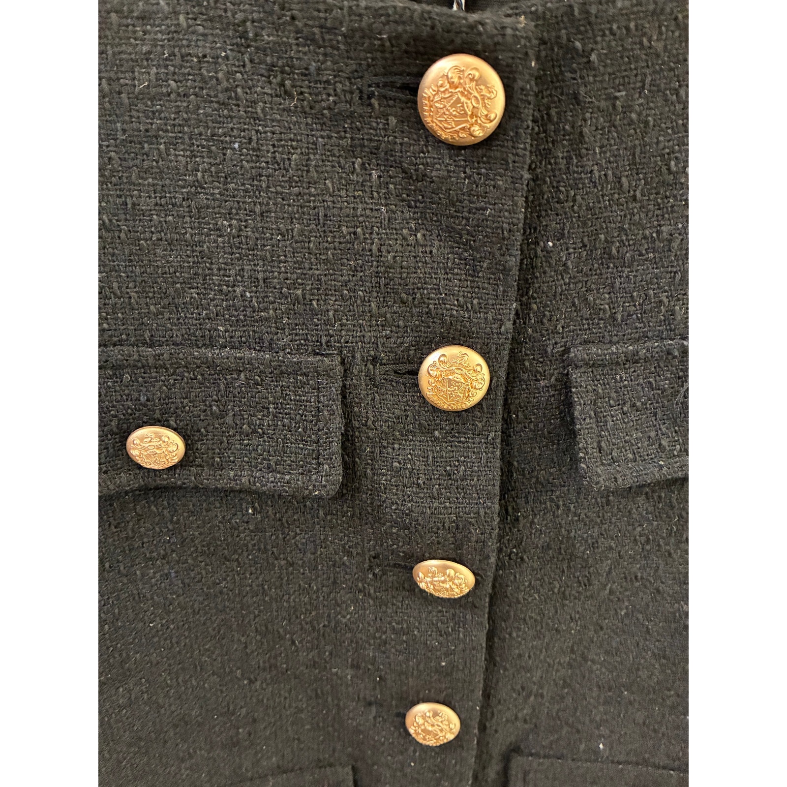 Urban Revivo Black Tweed Blazer Size 2 — image 2 of 6